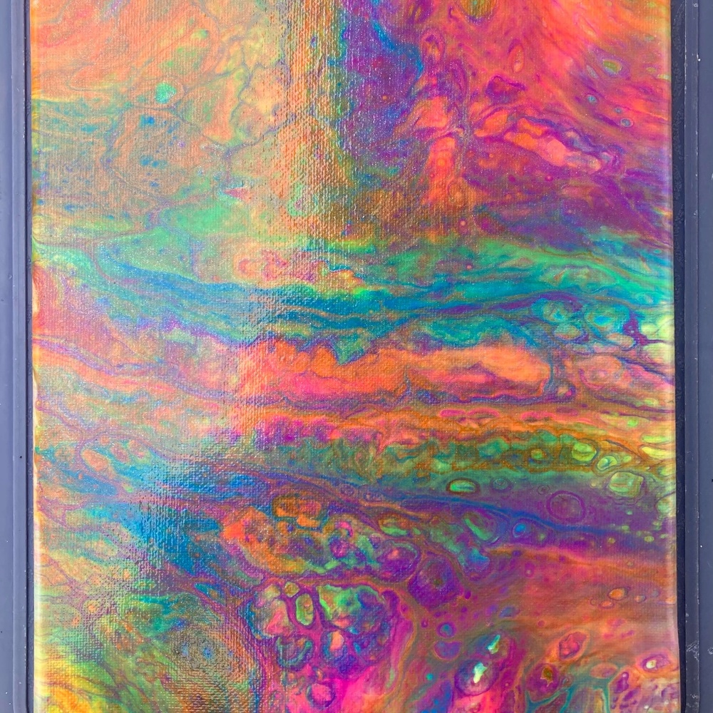 Hiraeth 8"x10" Painting by Color Fluent Art (Rainbow)